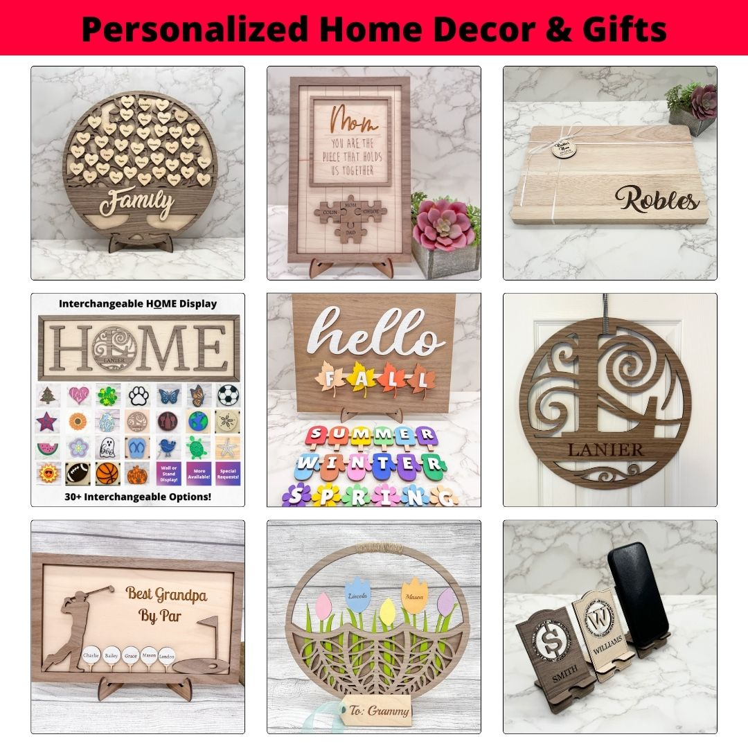 Shop Personalized Home Décor