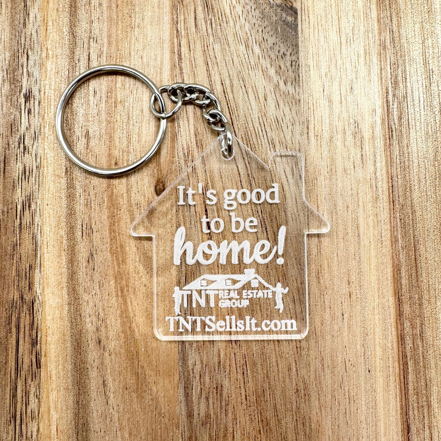 Branded Realtor Keychains - Closing Keychain - Open House Marketing