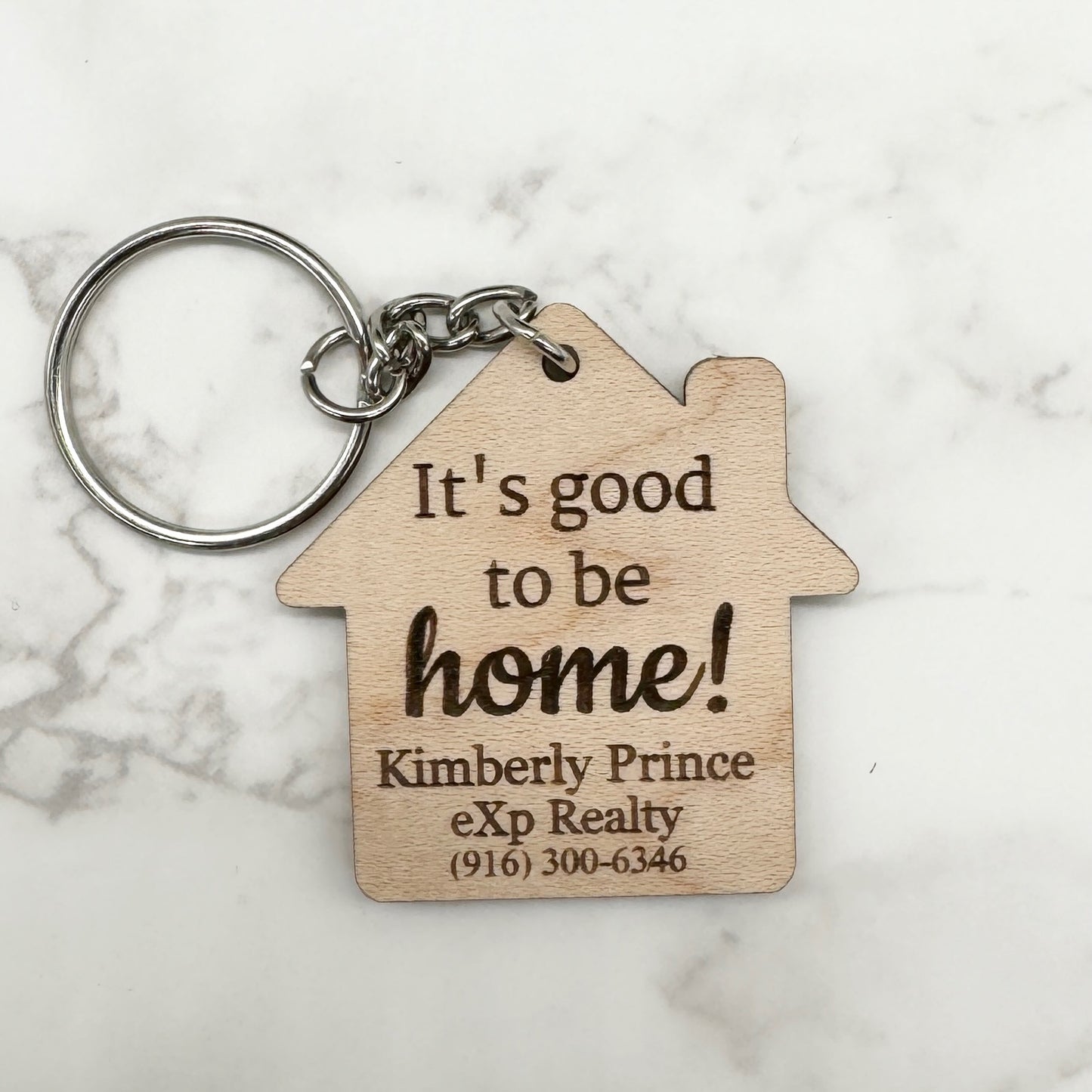 Branded Realtor Keychains - Closing Keychain - Open House Marketing