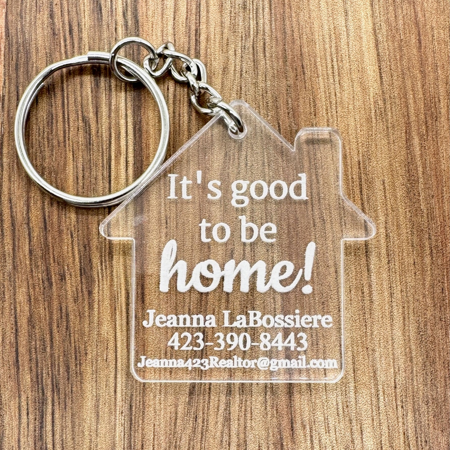 Branded Realtor Keychains - Closing Keychain - Open House Marketing