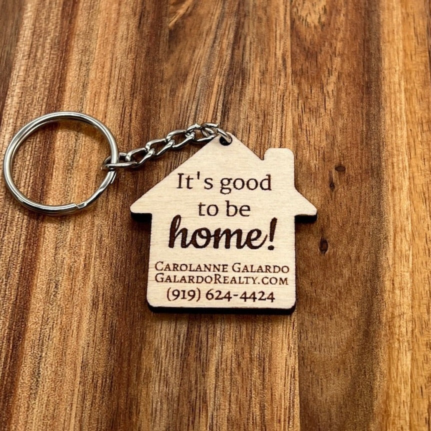 Branded Realtor Keychains - Closing Keychain - Open House Marketing