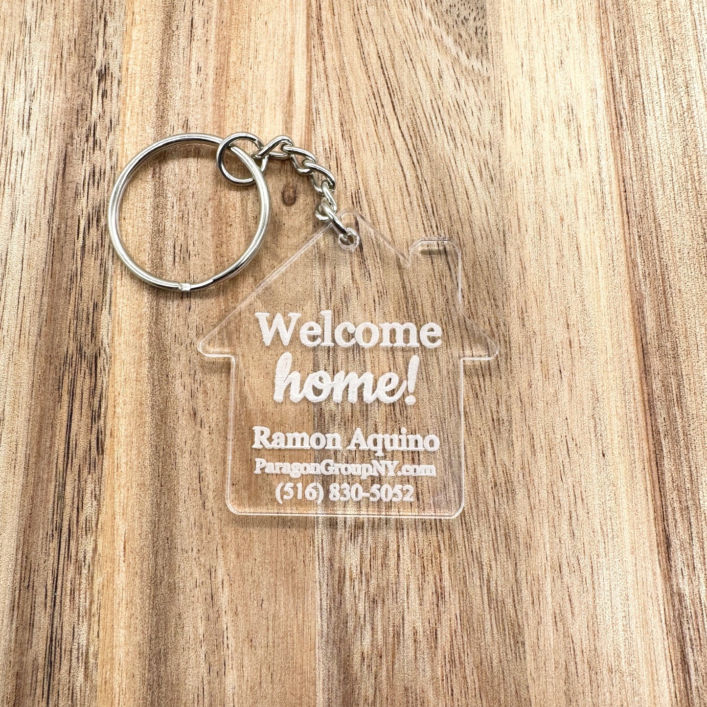 Branded Realtor Keychains - Closing Keychain - Open House Marketing