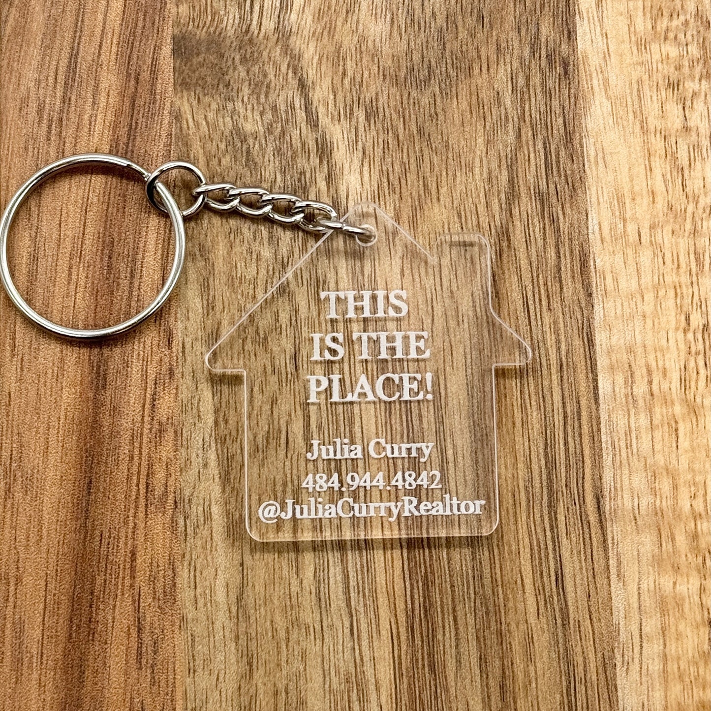 Branded Realtor Keychains - Closing Keychain - Open House Marketing