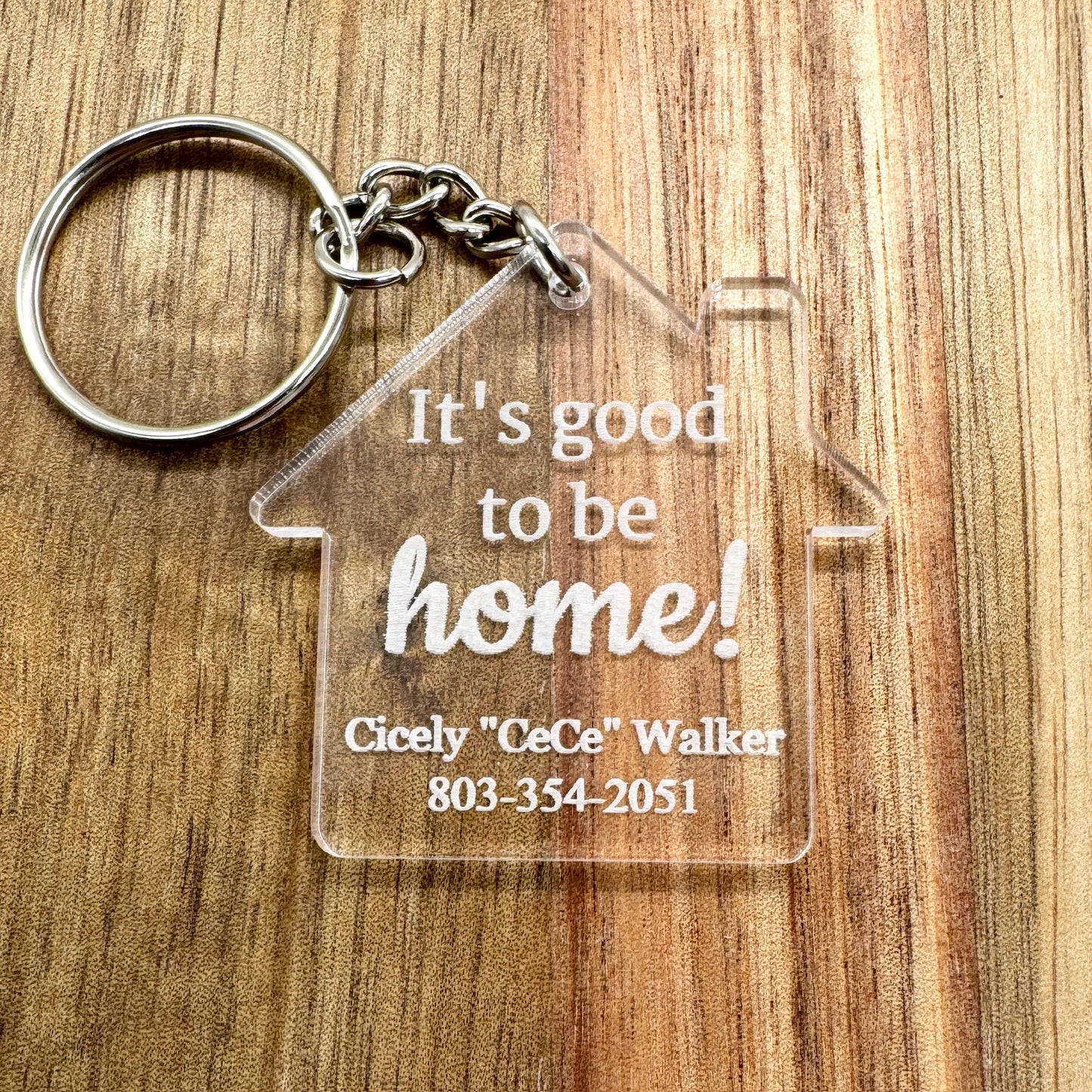 Branded Realtor Keychains - Closing Keychain - Open House Marketing