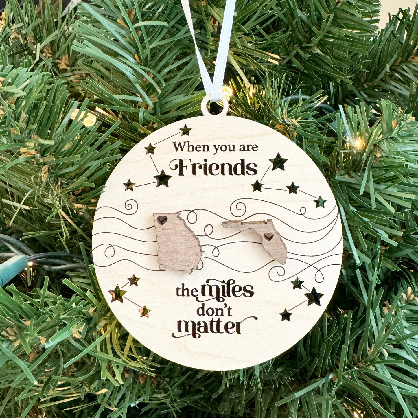 The Miles Don't Matter Ornament