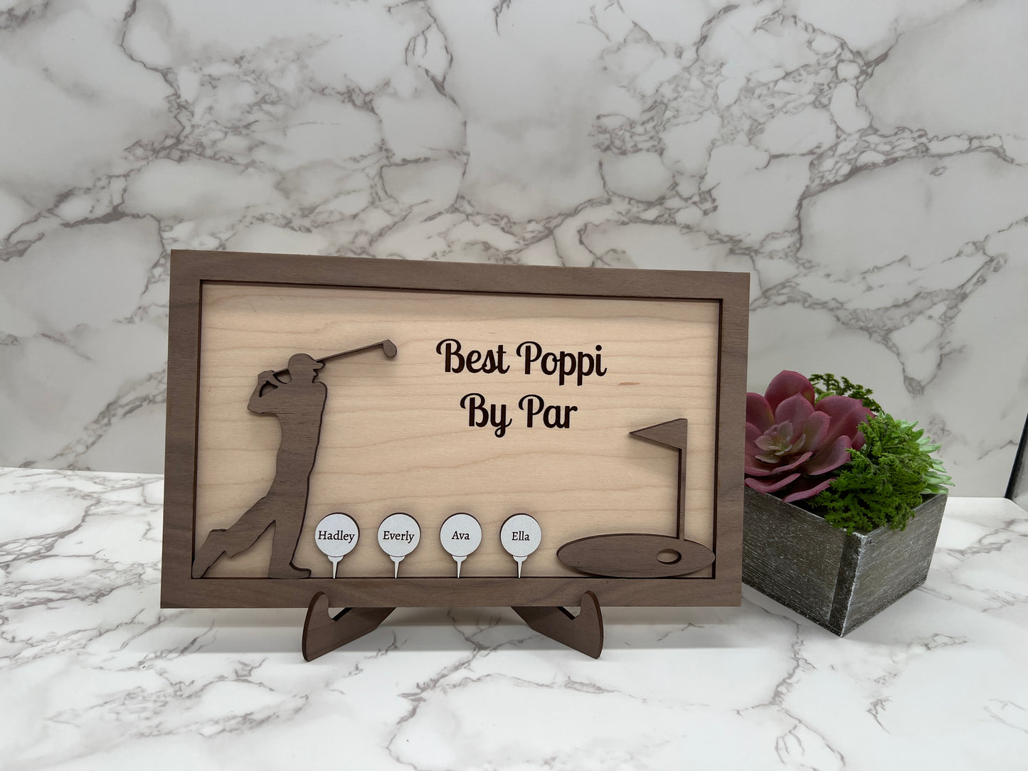 Personalized Best Dad by Par - Best Grandpa, Grandad, Grandaddy, Custom - Father’s Day, Grandparents Day, Christmas