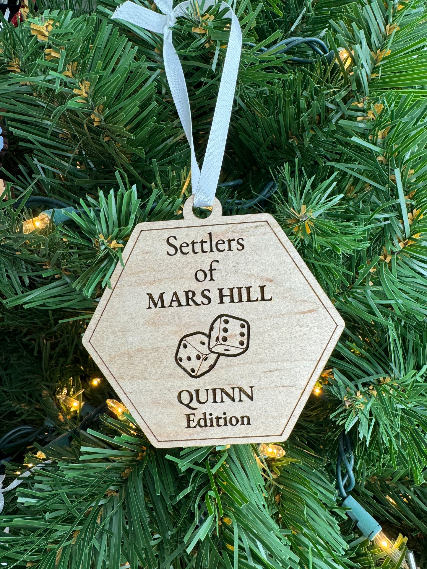 Personalized Settlers Game Ornament