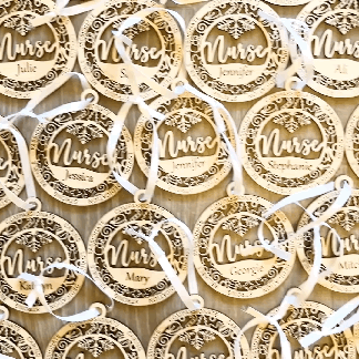 Personalized Nurse Ornaments