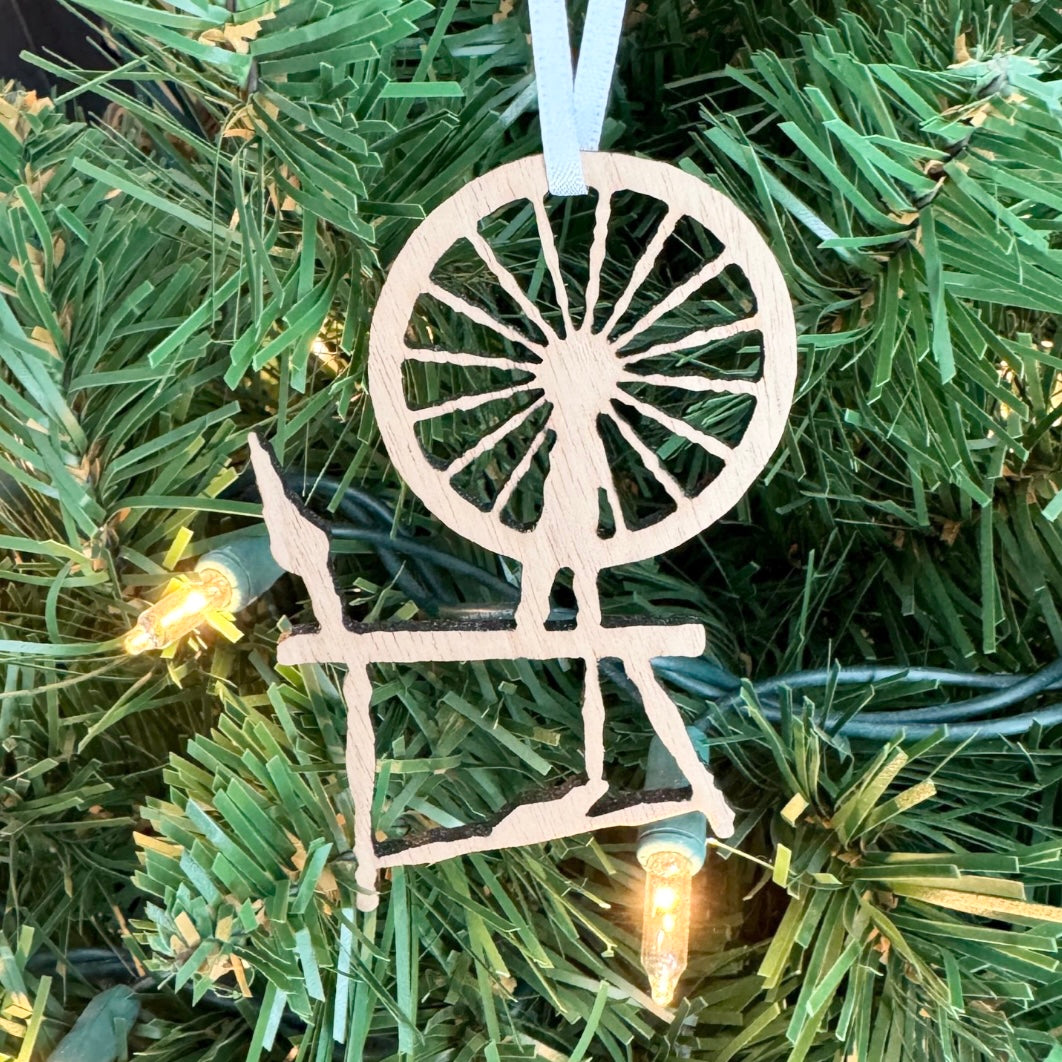 Spinning Wheel Ornament and Display / Sleeping Beauty Theme