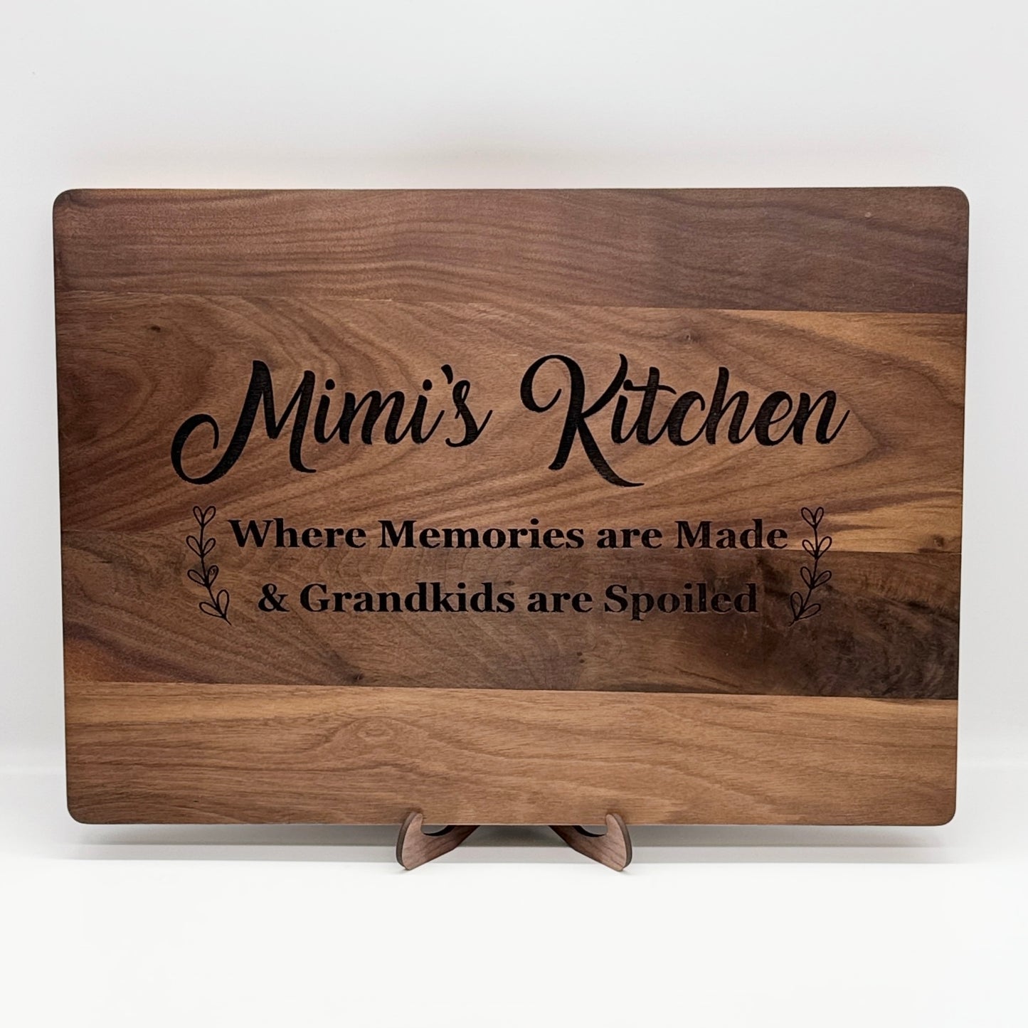 Mimi's Kitchen Cutting Board, Mother's Day Gift, Mom's Birthday, Charcuterie Board