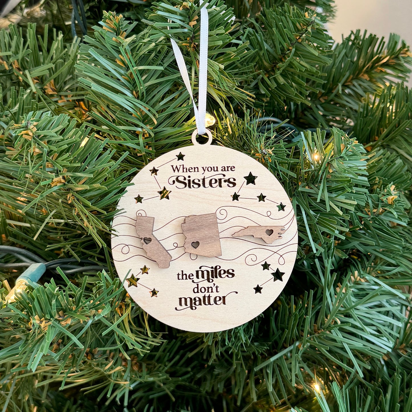 The Miles Don't Matter Ornament