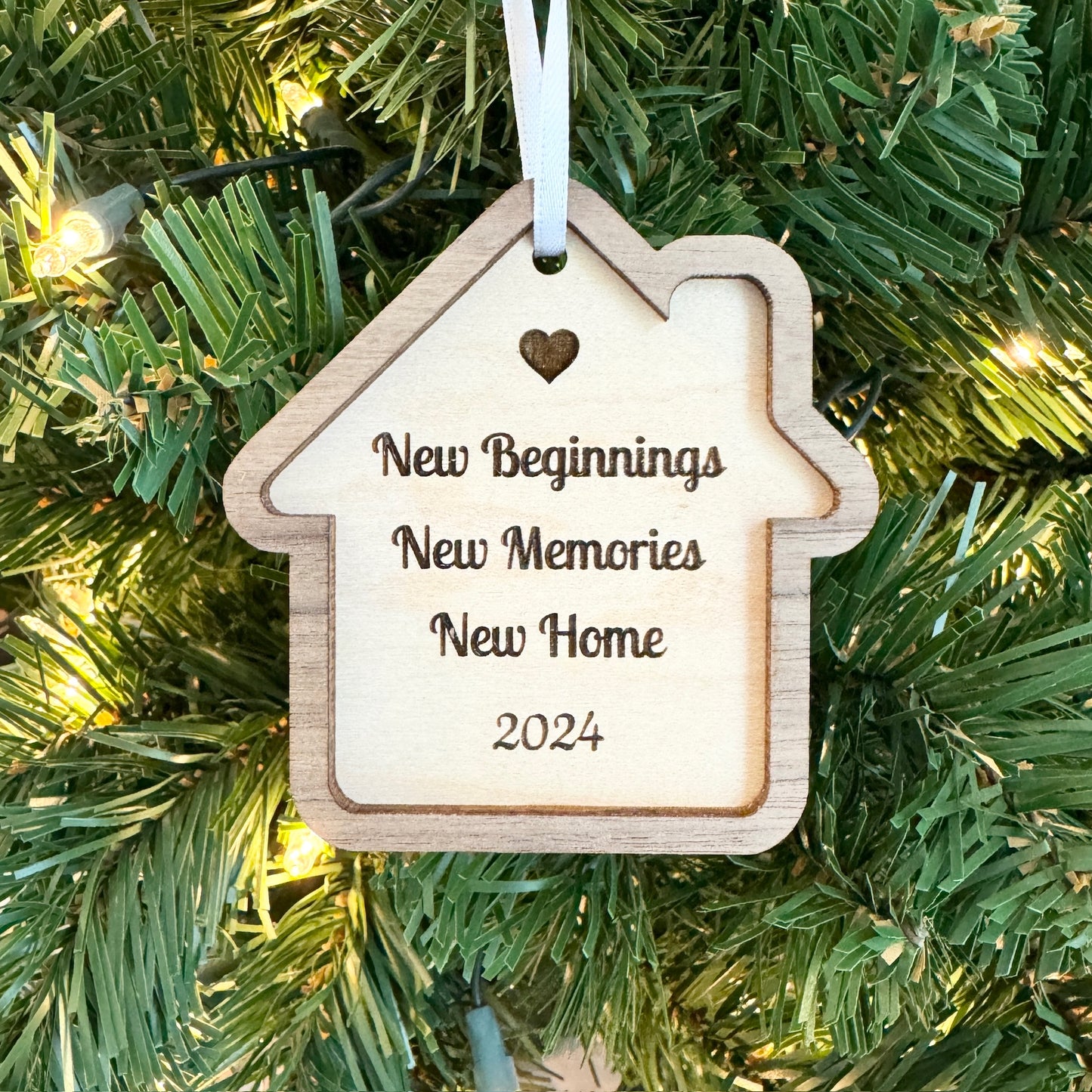 Realtor Branded and Personalized New Home Ornaments