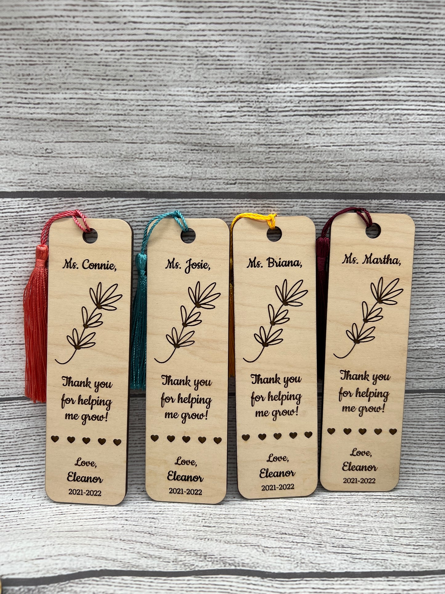 Personalized Bookmark / Father's Day / Mother's Day / Teacher Appreciation