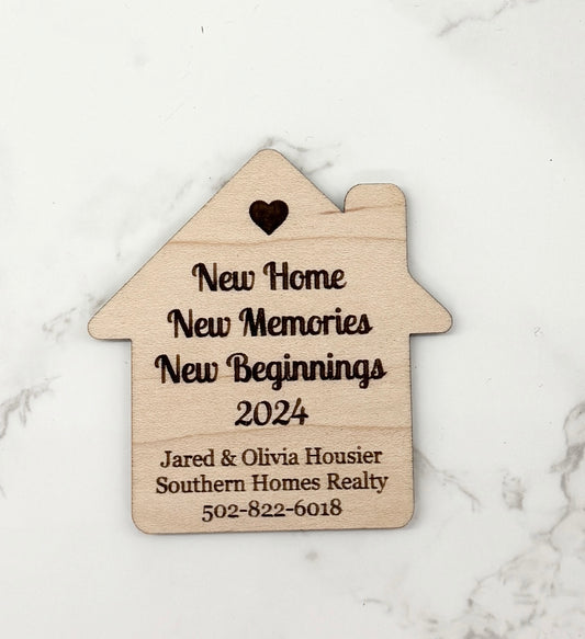 Branded New Home Magnets
