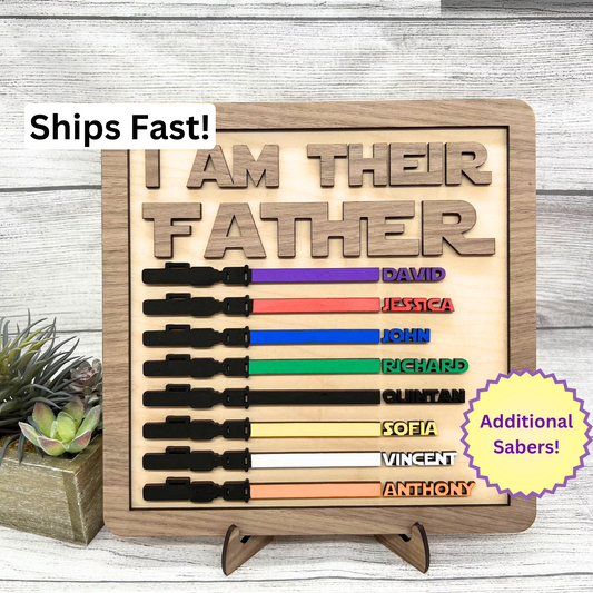 Additional Sabers for our "I Am Their Father" Display