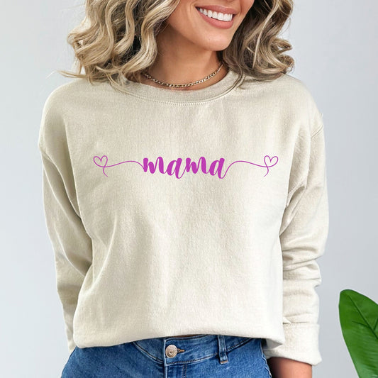 Mama Sweatshirt Crew Neck Mother's Day Gift