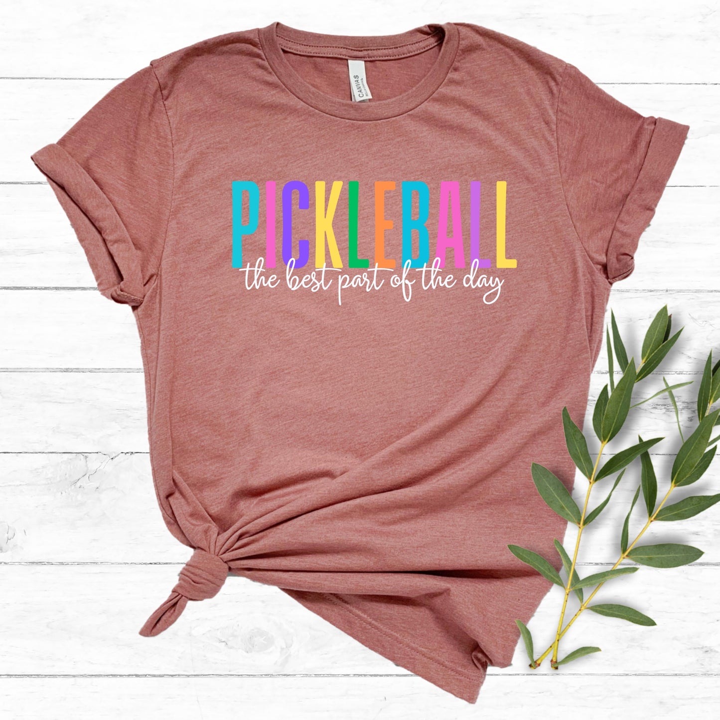 Pickleball Shirt, The Best Part of the Day Pickleball Tee