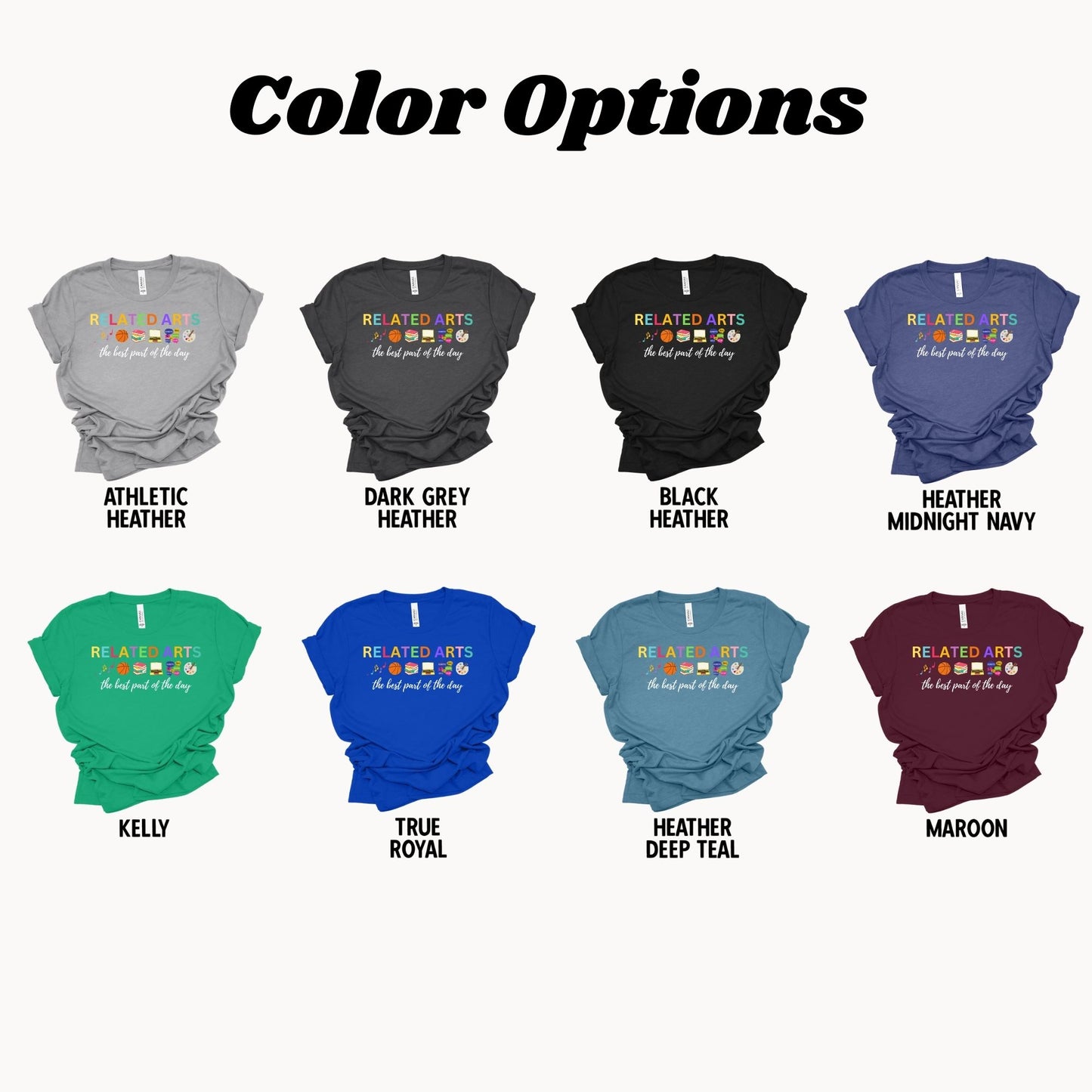 Related Arts Shirt Teacher Shirt PE Teacher Shirt Music Teacher Shirt Art Teacher Shirt Librarian Shirt Technology Teacher Shirt Specials Electives