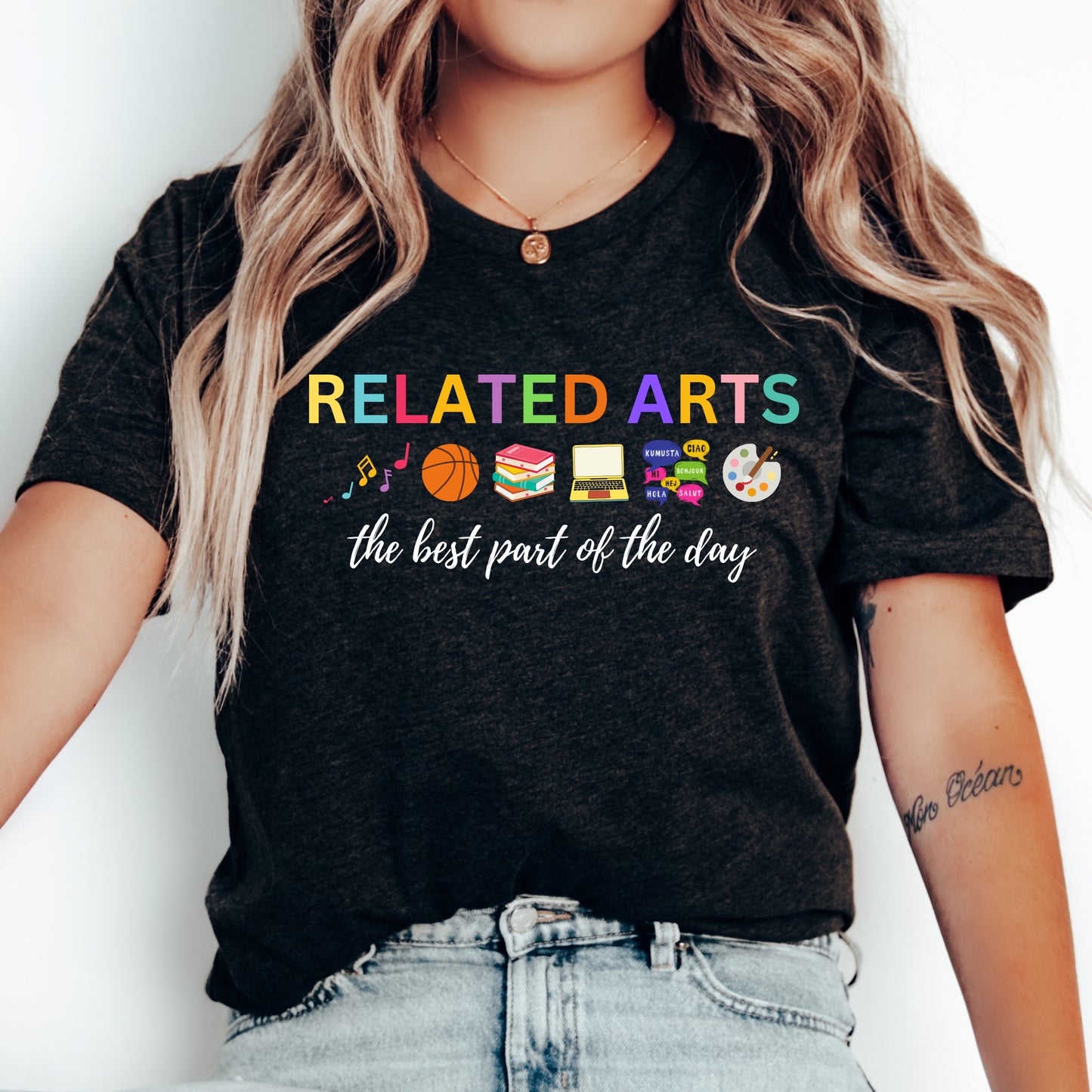 Related Arts Shirt Teacher Shirt PE Teacher Shirt Music Teacher Shirt Art Teacher Shirt Librarian Shirt Technology Teacher Shirt Specials Electives