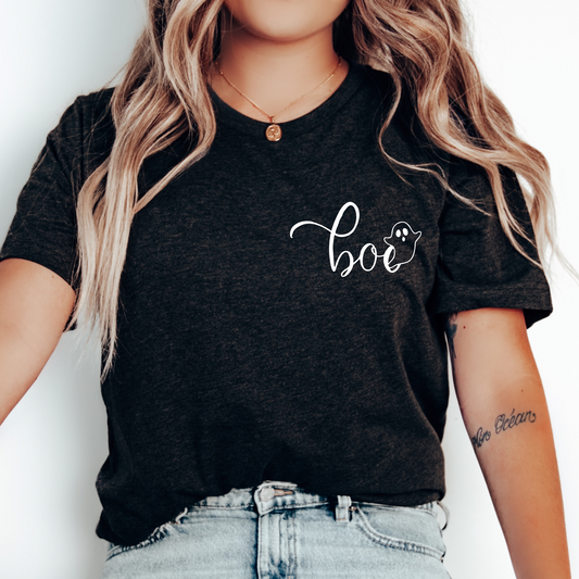 Boo Shirt Halloween Shirt Cute Ghost Tshirt