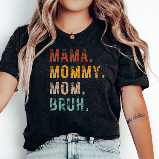 Bruh Shirt Mom Mama Bruh Shirt Funny Mom Shirt Mom Life Shirt