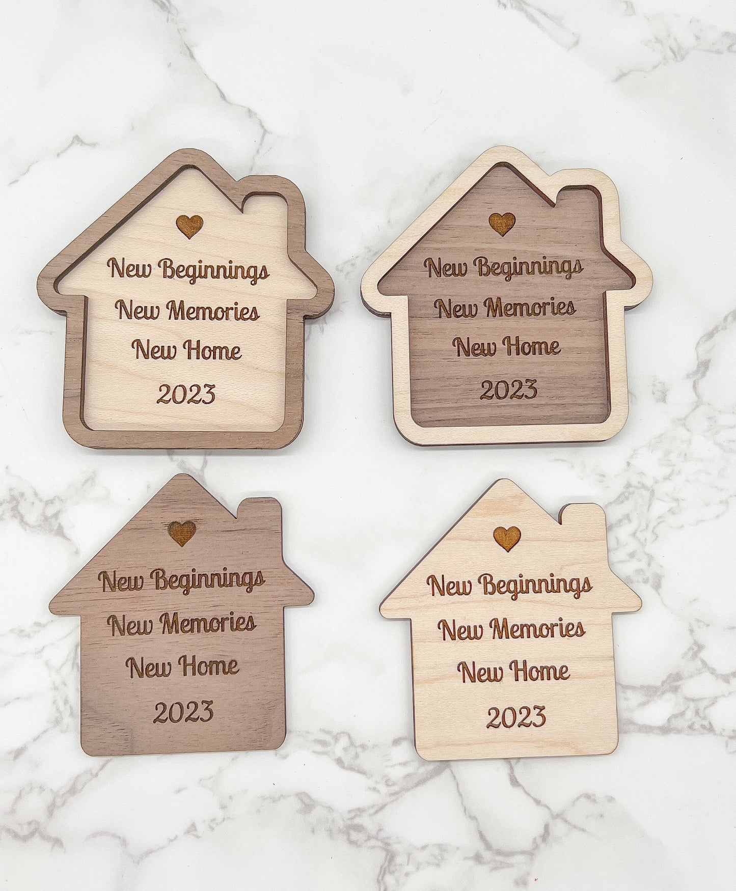 New Home Magnet, New Beginnings New Memories New Home