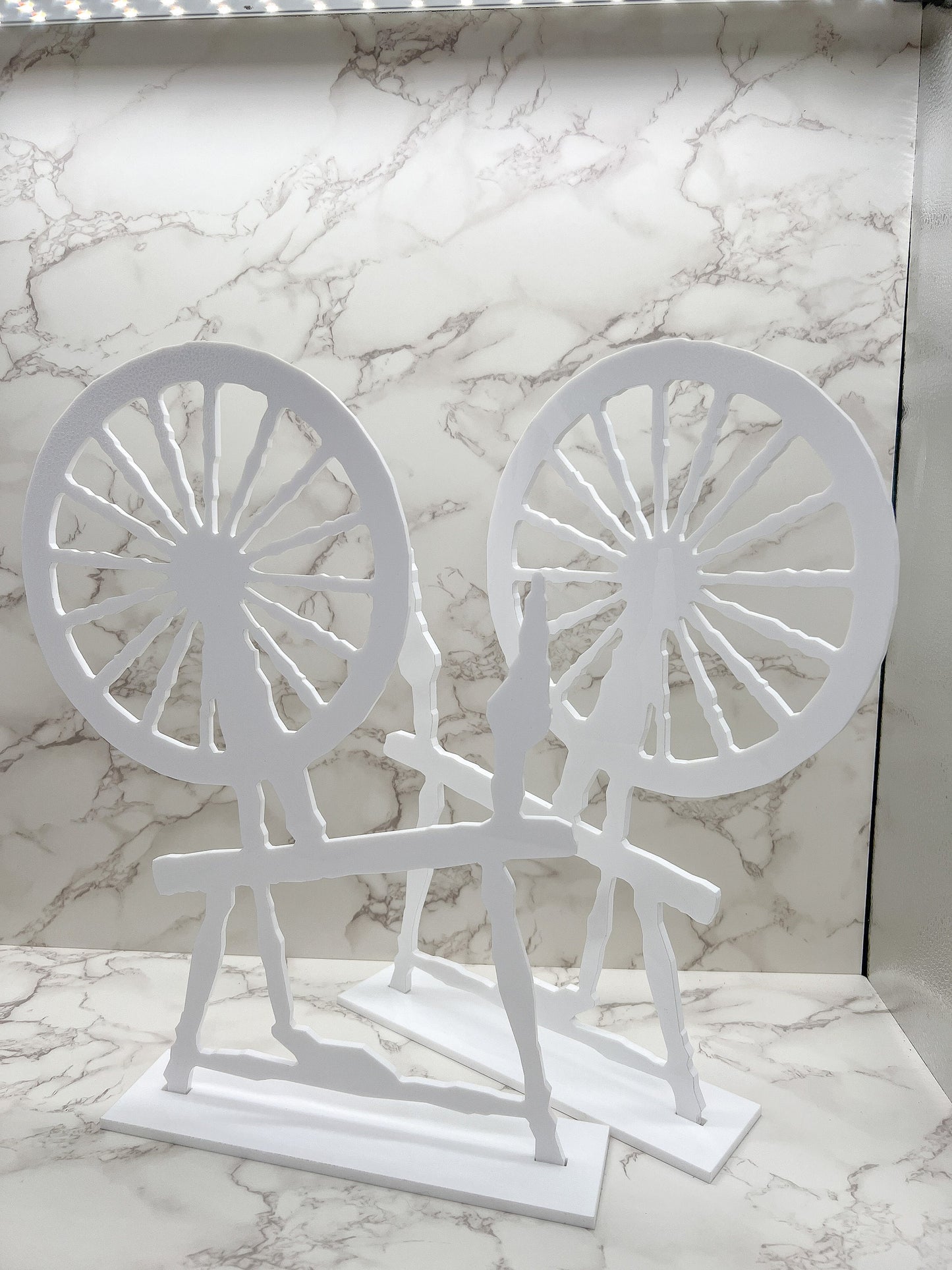 Extra Large Spinning Wheel 24", Spindle, Sleeping Beauty, Wood Display