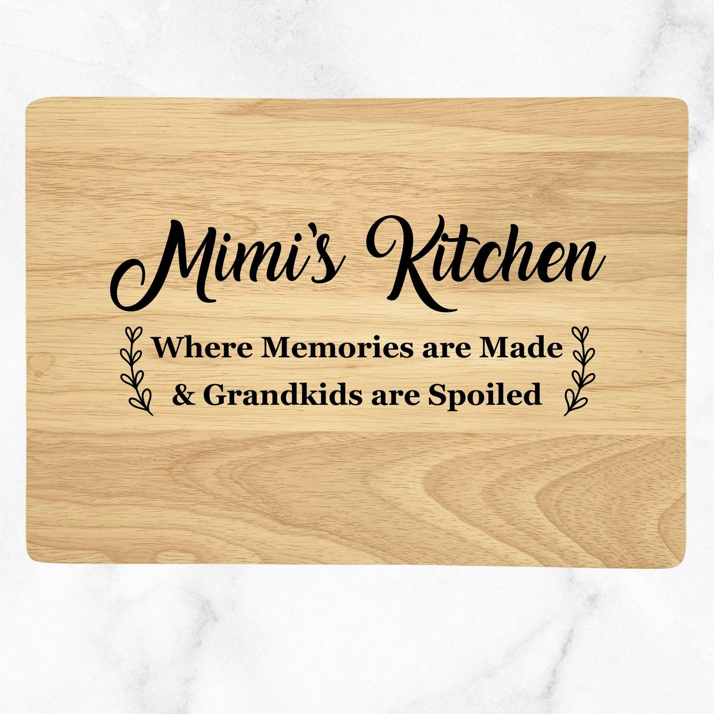 Mimi's Kitchen Cutting Board, Mother's Day Gift, Mom's Birthday, Charcuterie Board