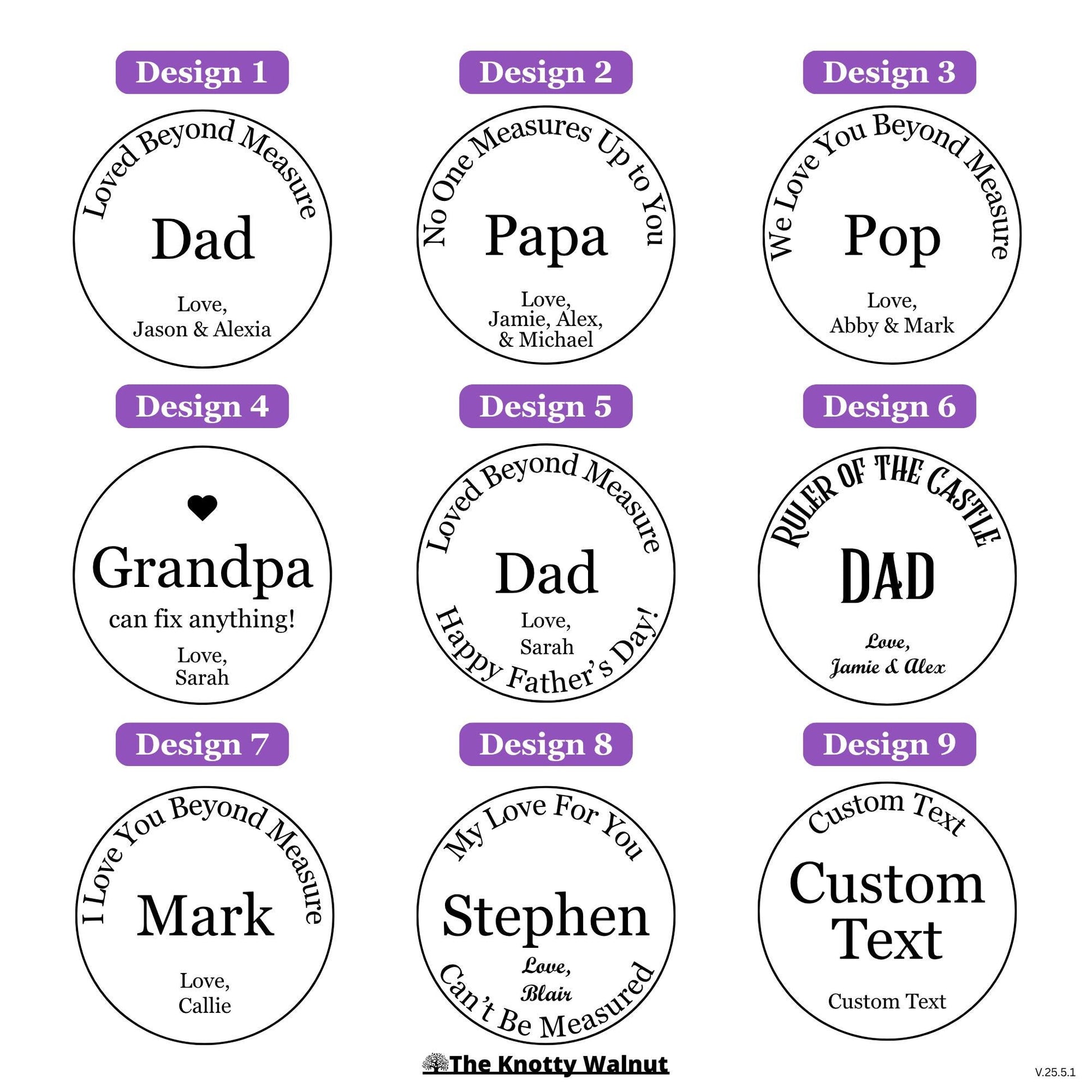 Personalized Gift for Dad, Grandad, Grandaddy, Grandfather, Pop, Papa, PawPaw, Pops - Father’s Day, Birthday, Christmas - Tape Measure
