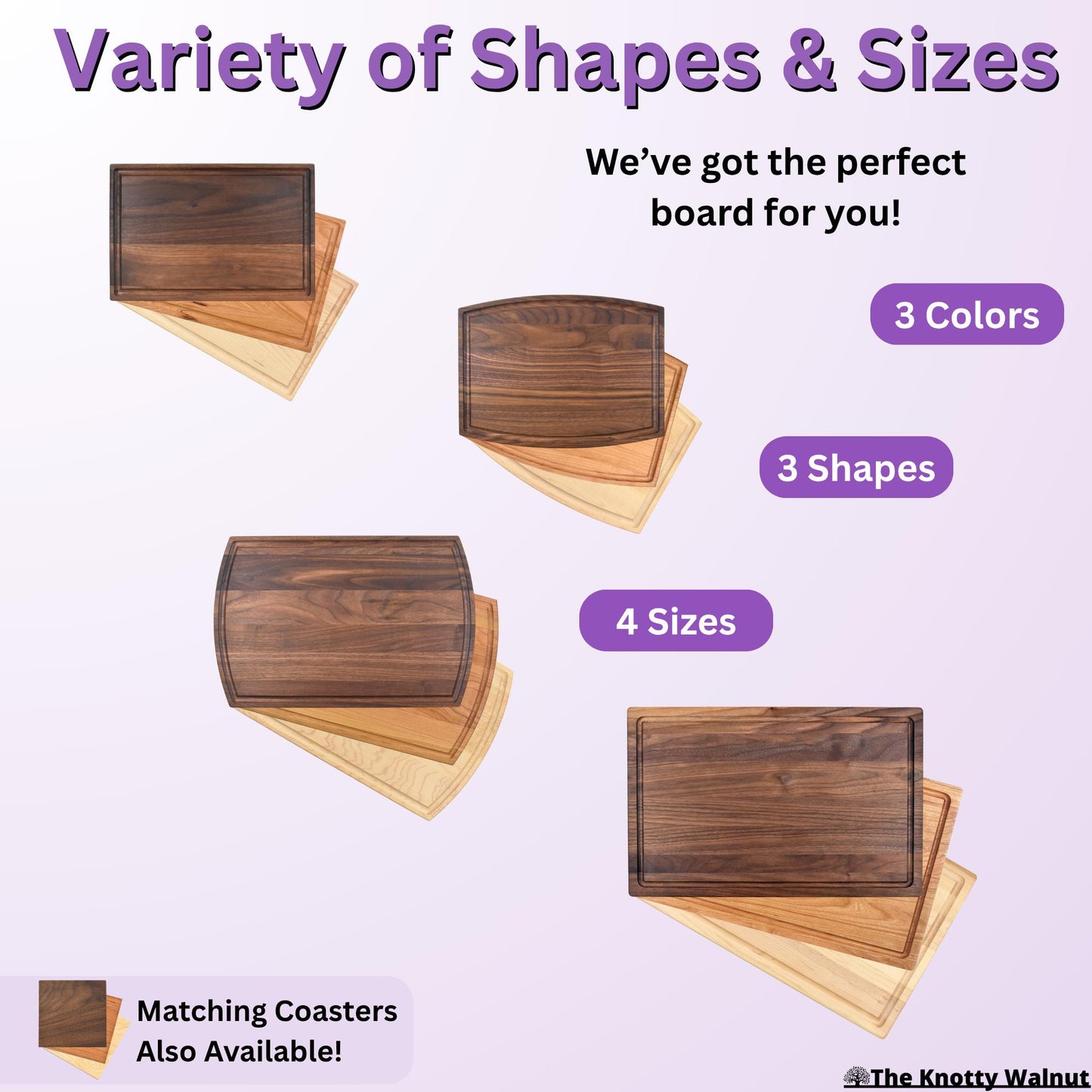 Custom Text or Logo - Personalized Cutting Board and Charcuterie Board Gift