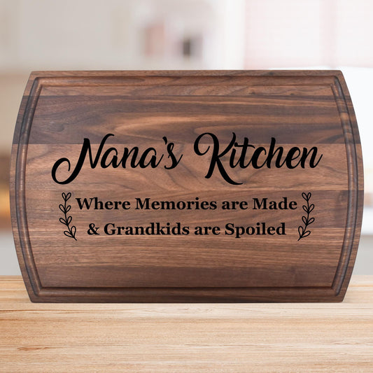 Personalized Cutting Board Gift for Grandma, Nana, Grammy, Granny, Nanny, Mamaw, Mawmaw, Mimi, Grandmother, Memaw, Abuela/Abuelita, Custom