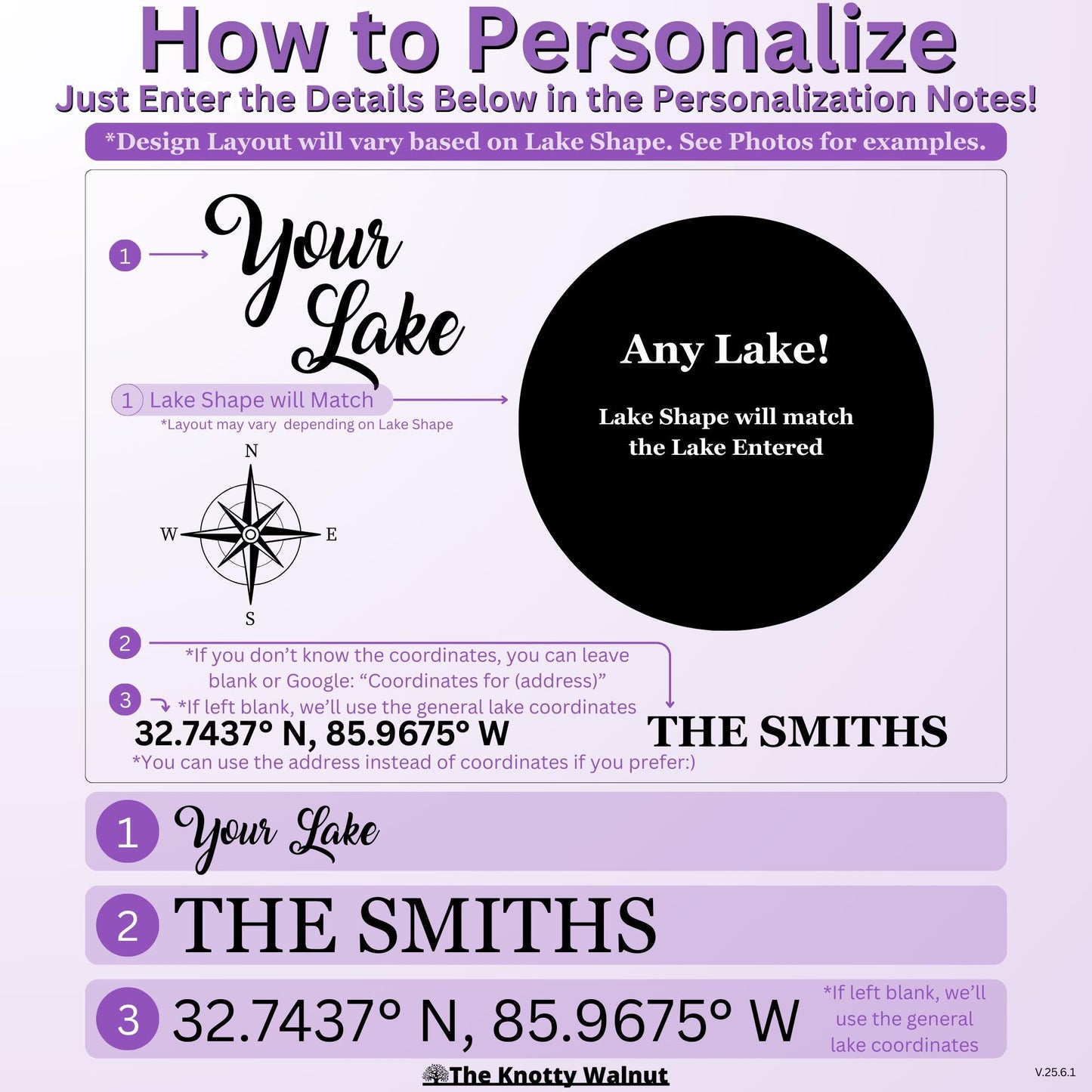 Any Lake - Smith Mountain Lake - Personalized Cutting Board & Charcuterie – Engraved Wood Gift Wedding, Anniversary, Housewarming, Christmas