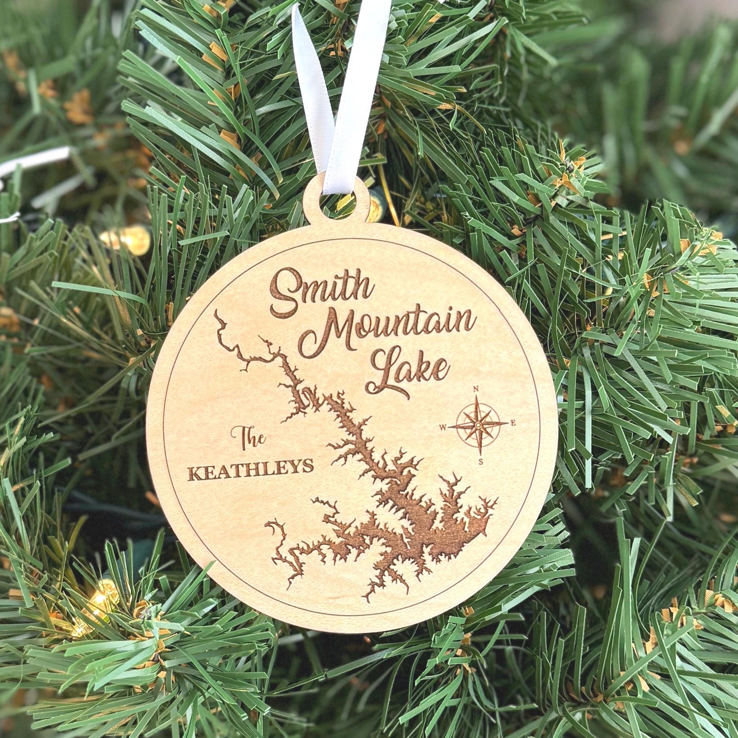 Personalized Smith Mountain Lake Ornaments