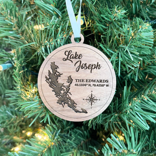 Personalized Jordan Lake Ornaments