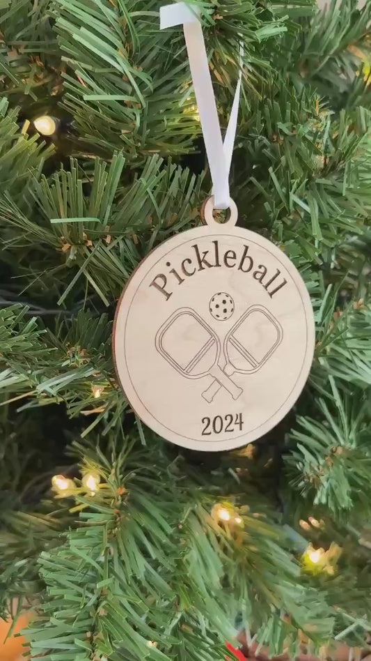 Pickleball Ornament 2025 Christmas Gift