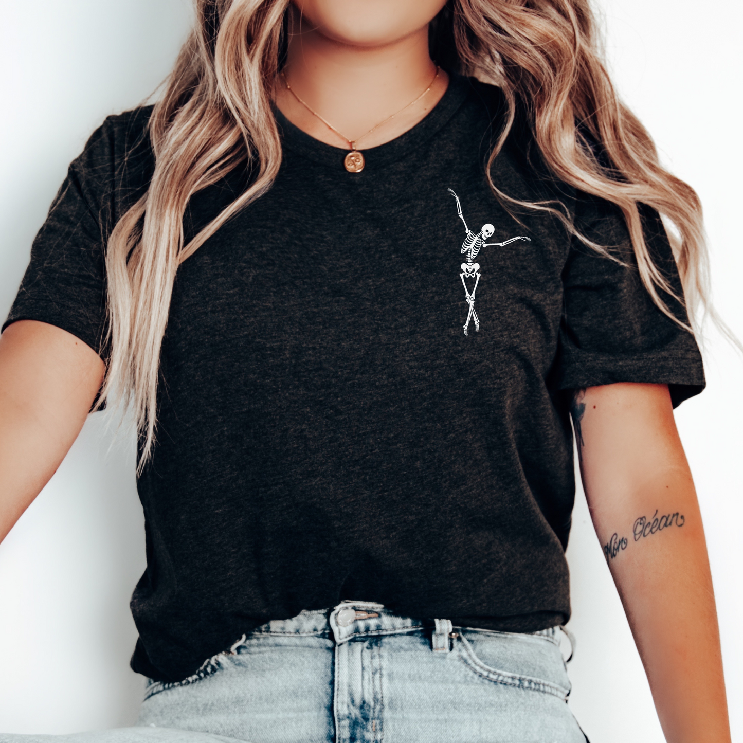 Dance Shirt Skeleton Dancing Shirt Halloween Tshirt