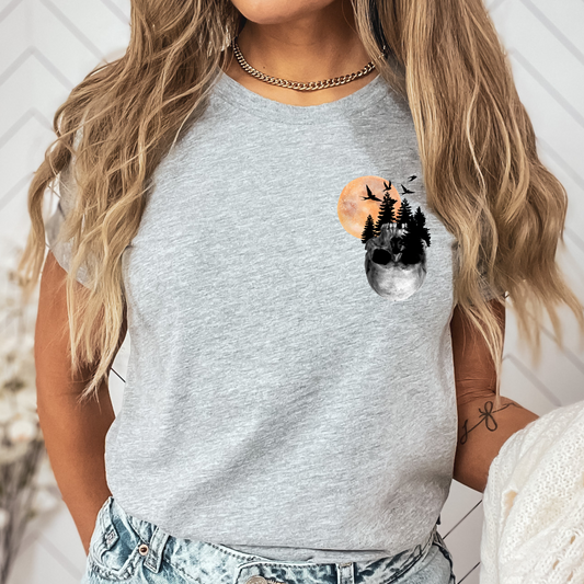 Skull Shirt Halloween Shirt Skeleton Shirt Vintage Halloween T-shirt