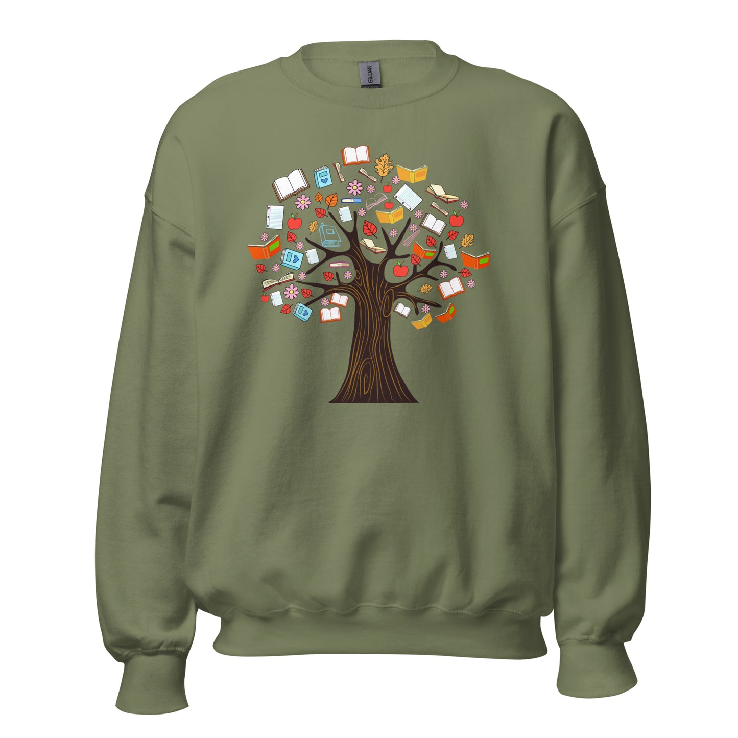 Book Tree Sweatshirt Librarian Gift Bookish Sweatshirt