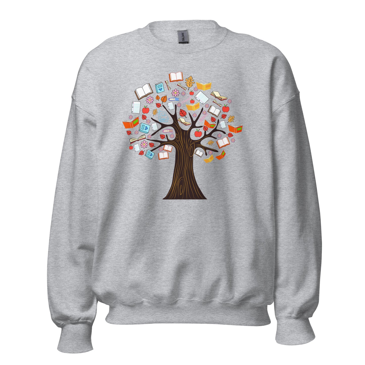 Book Tree Sweatshirt Librarian Gift Bookish Sweatshirt