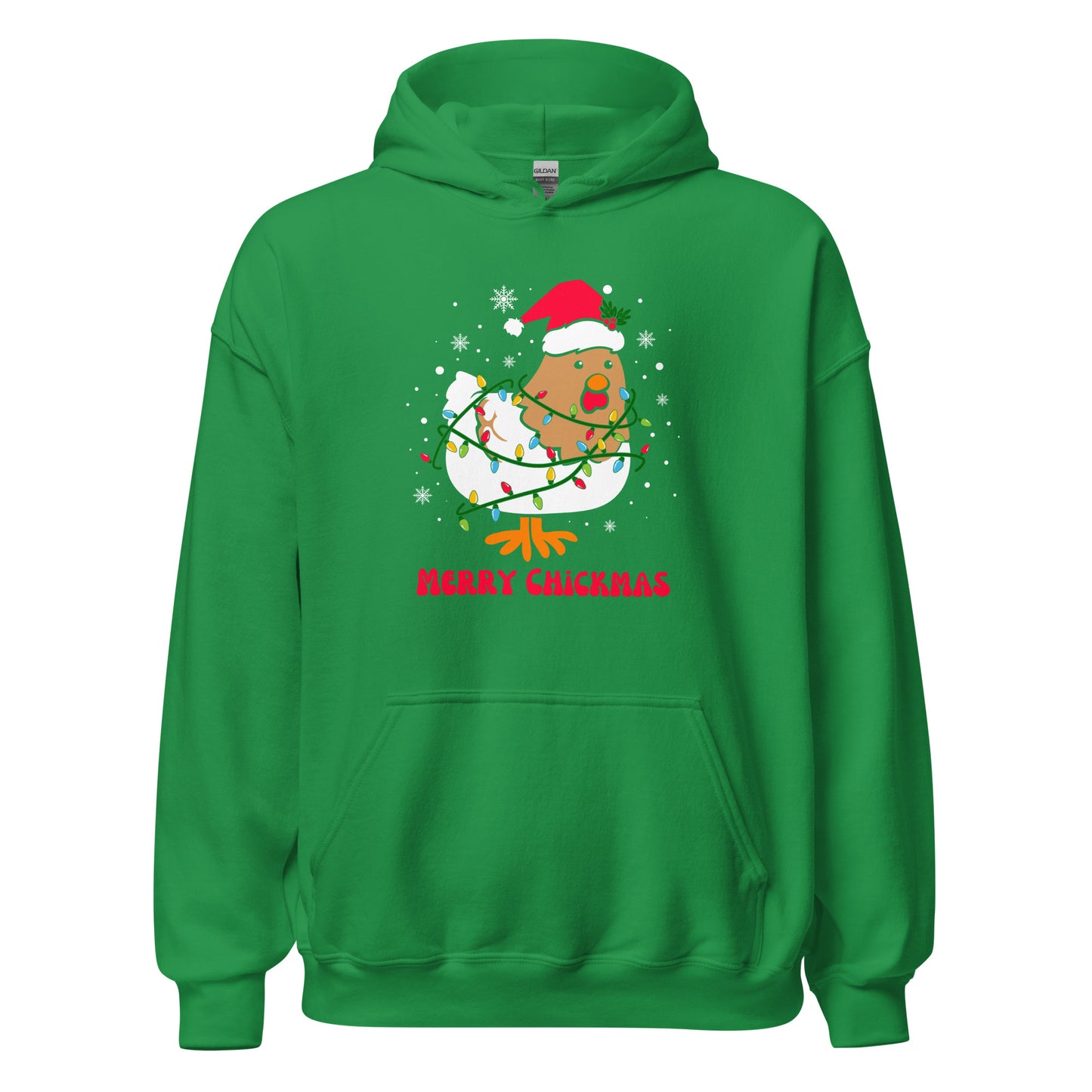 Chicken Christmas Hoodie Merry Chickmas Sweatshirt