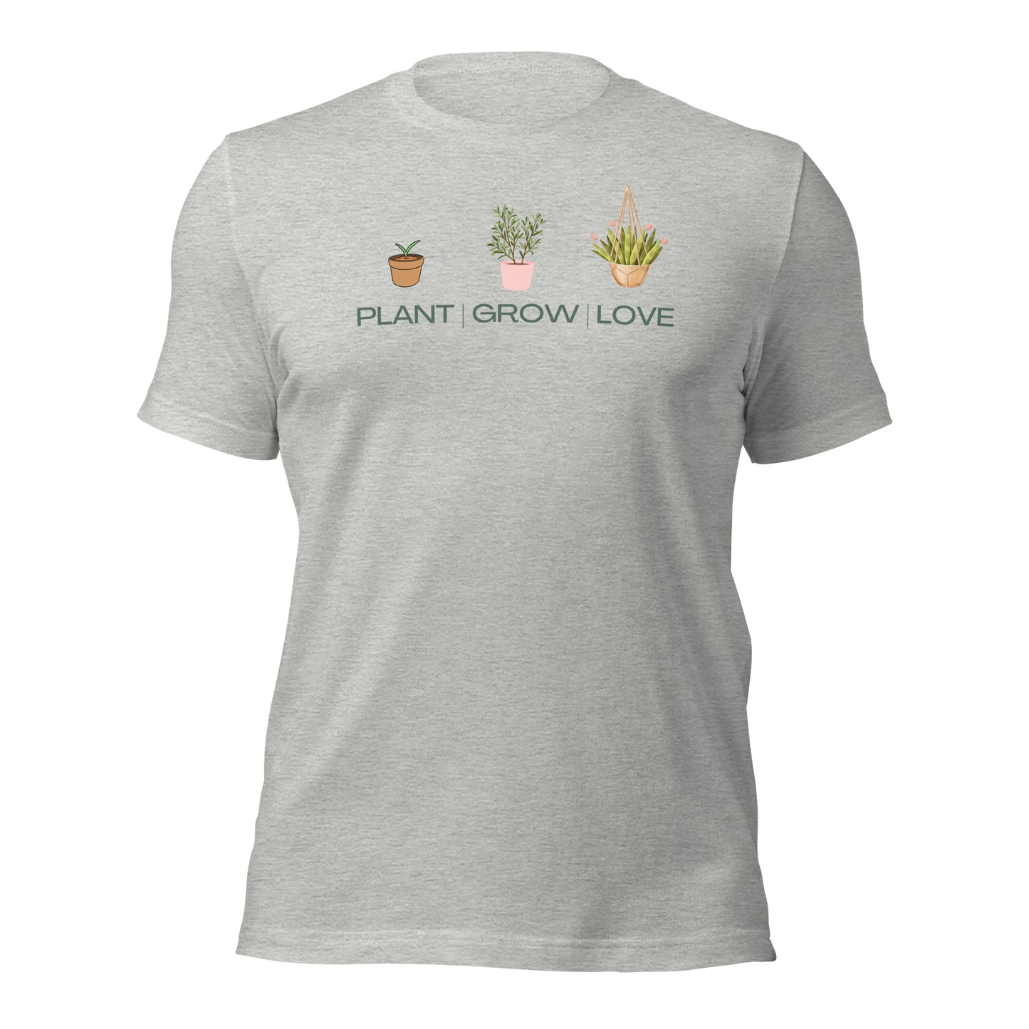 Plant Grow Love Shirt Gift for Gardener Shirt