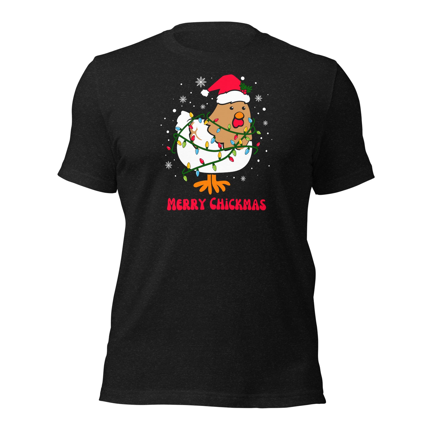 Chicken Christmas Shirt Merry Chickmas Tee