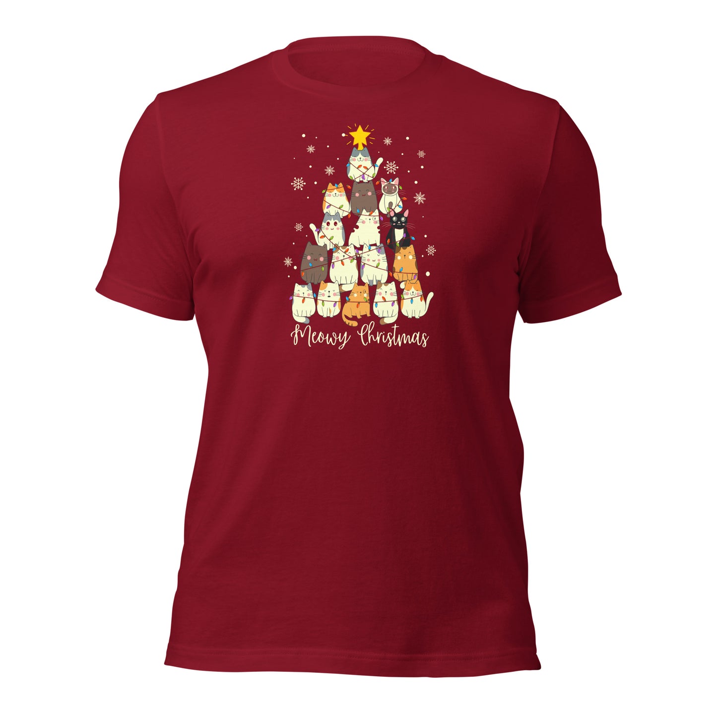 Christmas Tree Cat Shirt, Tree of Cats Tee