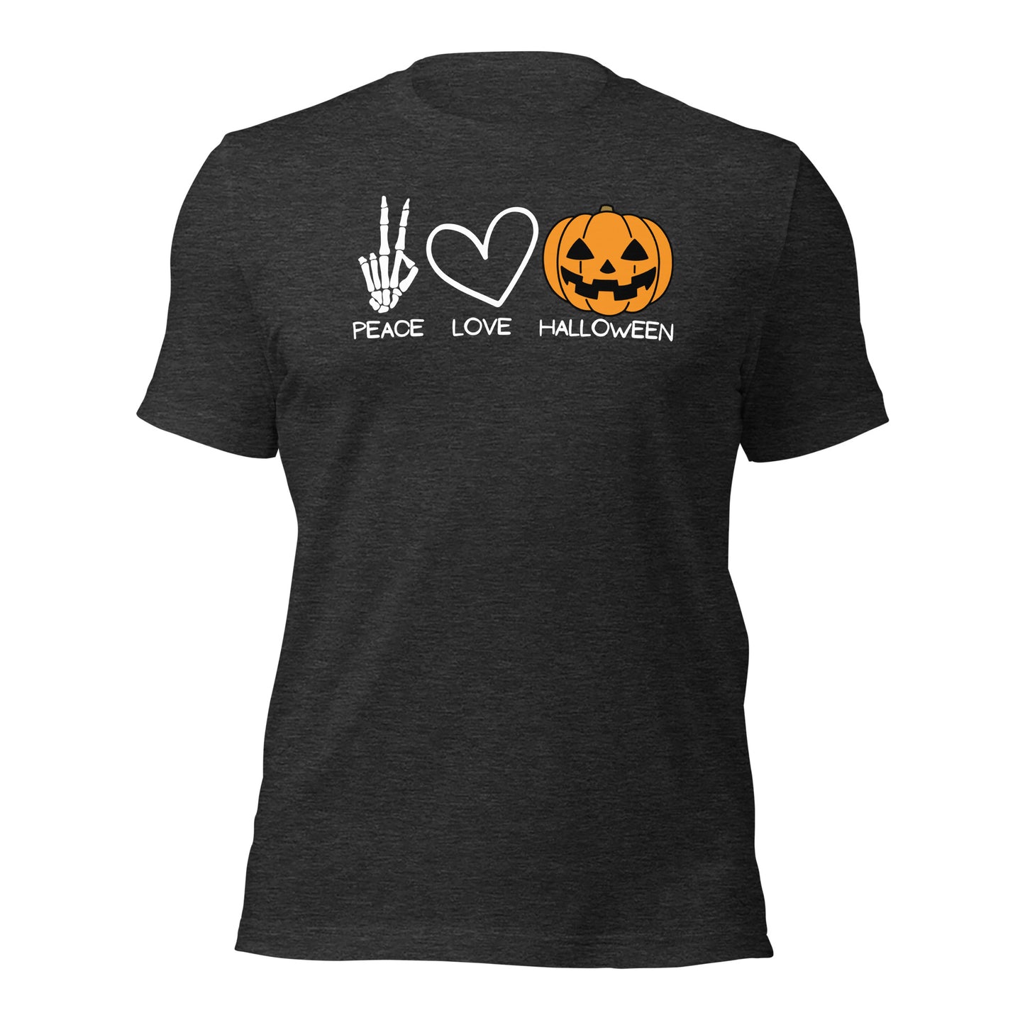 Peace Love Halloween Shirt Skeleton Halloween Shirt