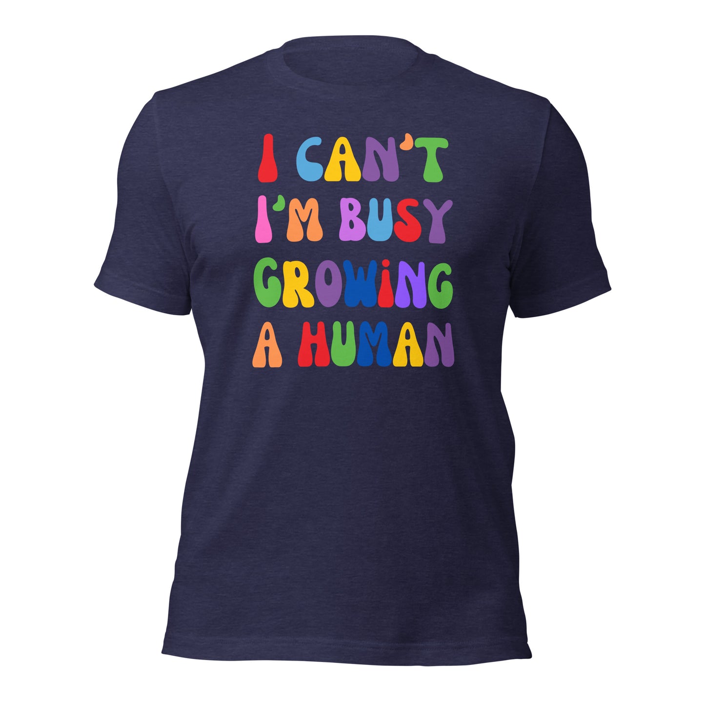 Funny Pregnancy Shirt New Mama Shirt Growing a Human T-shirt