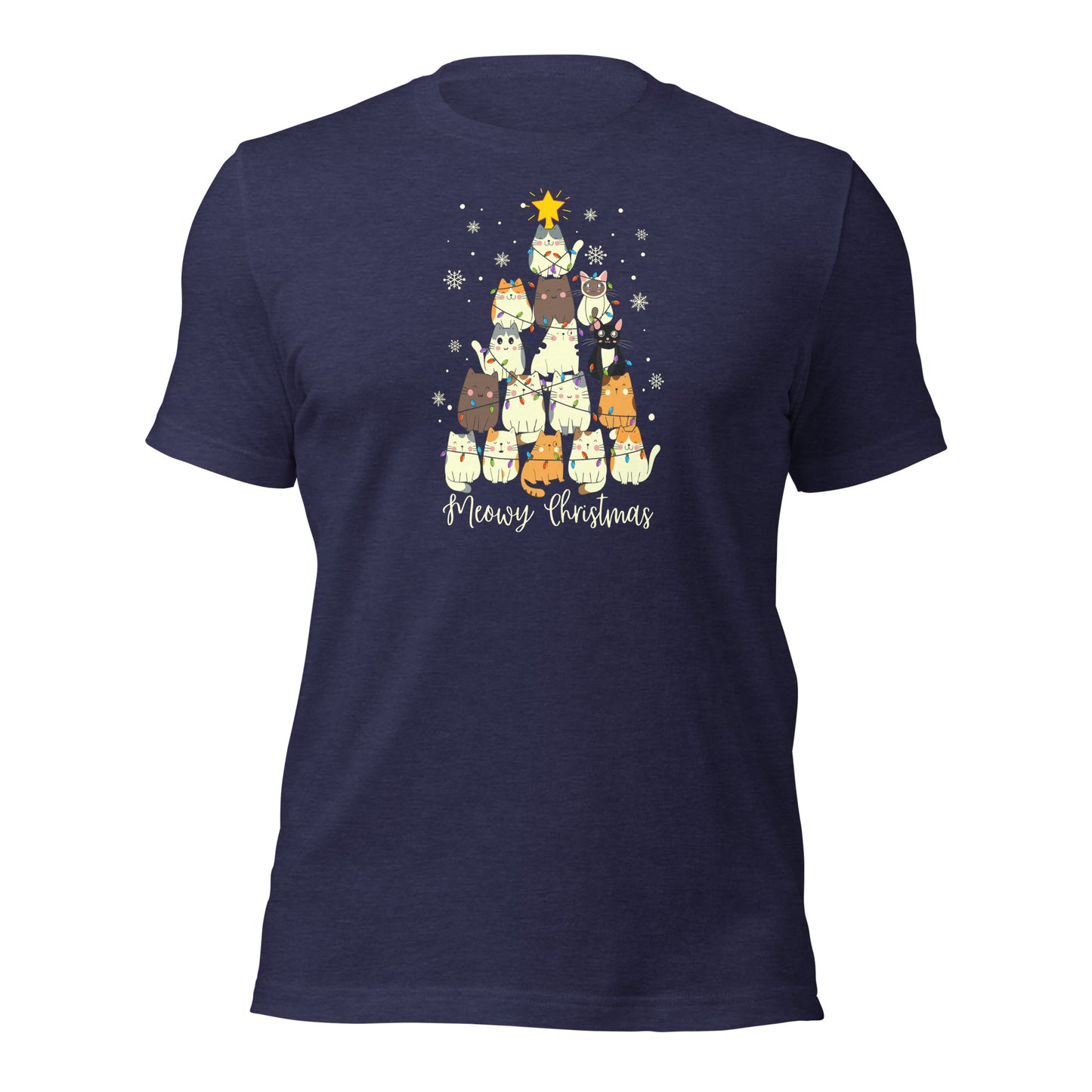 Christmas Tree Cat Shirt, Tree of Cats Tee