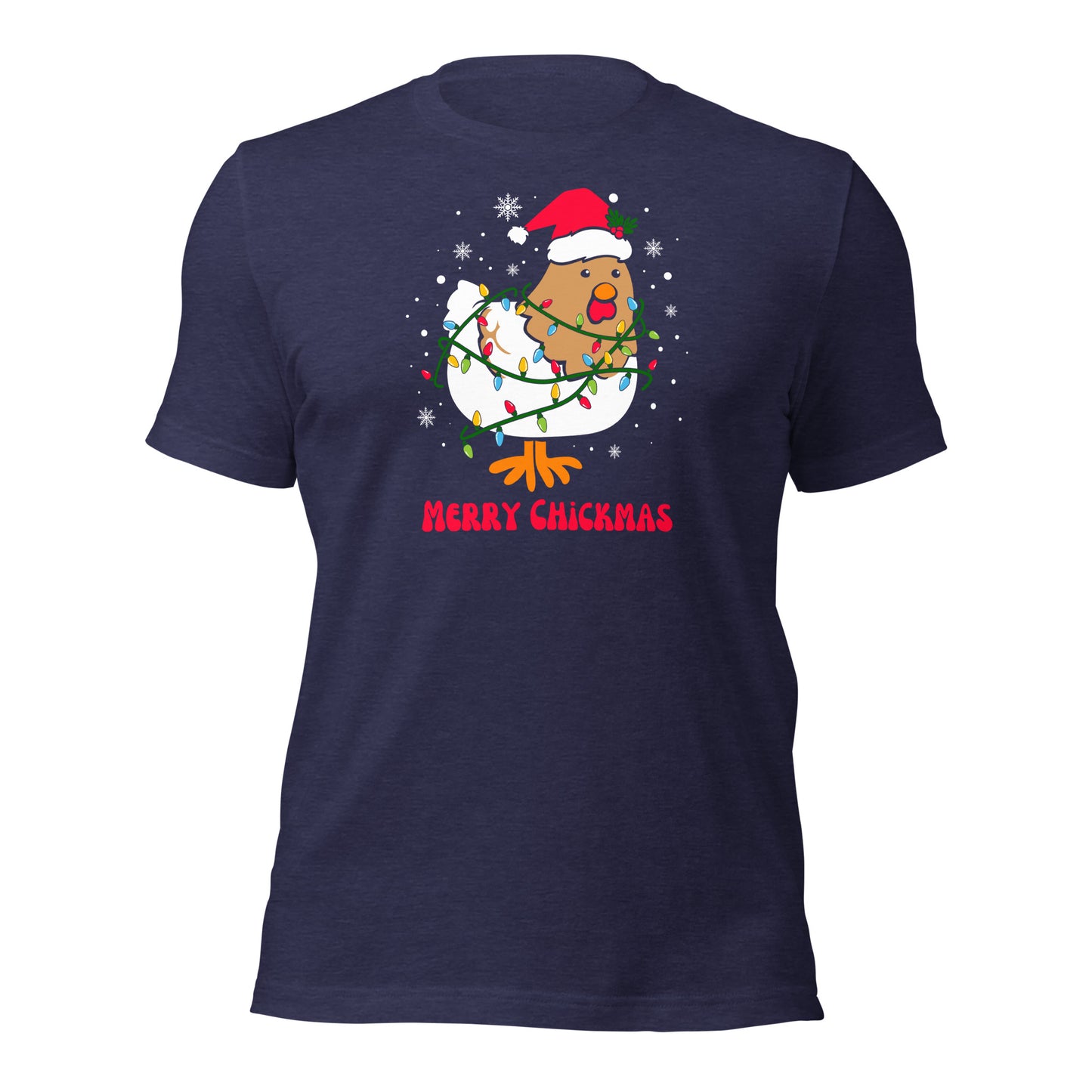 Chicken Christmas Shirt Merry Chickmas Tee