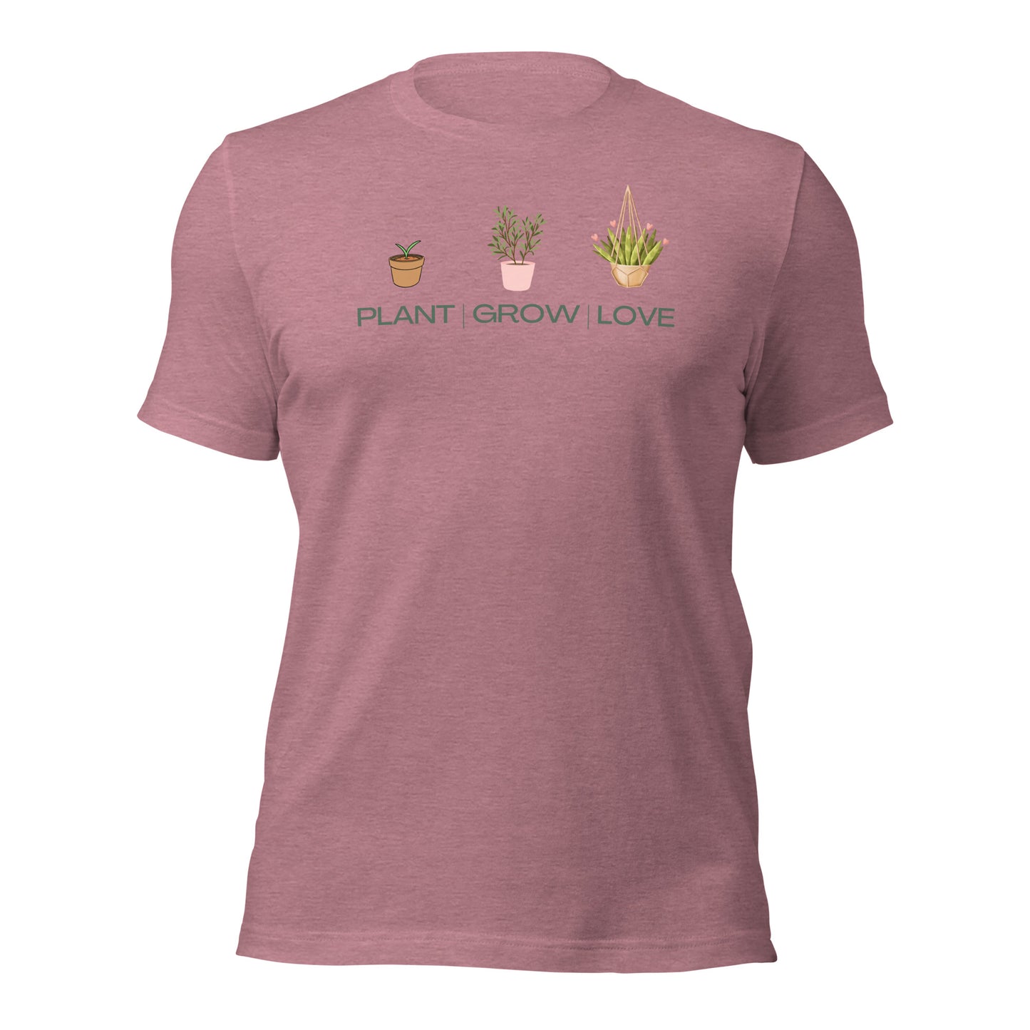 Plant Grow Love Shirt Gift for Gardener Shirt