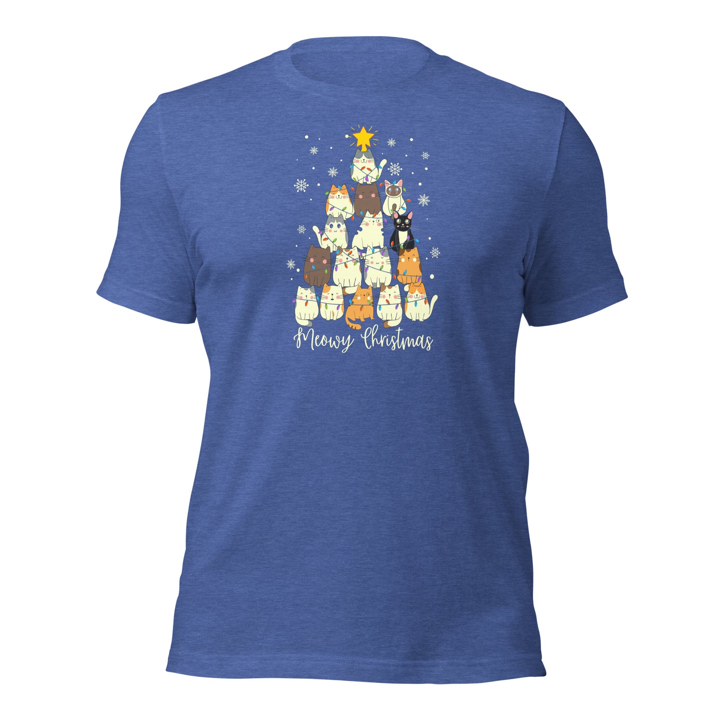 Christmas Tree Cat Shirt, Tree of Cats Tee