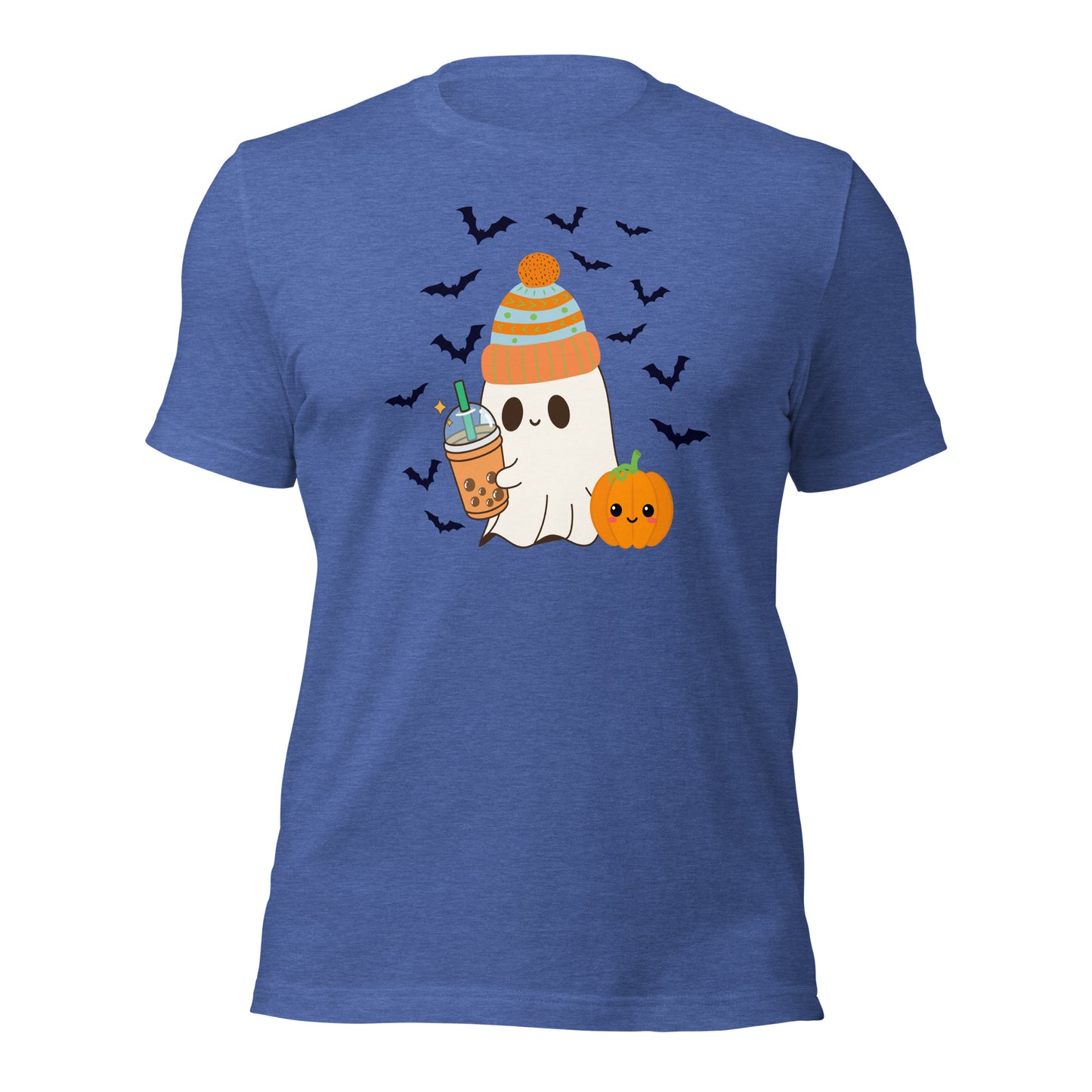 Halloween Ghost Shirt with Coffee Cup